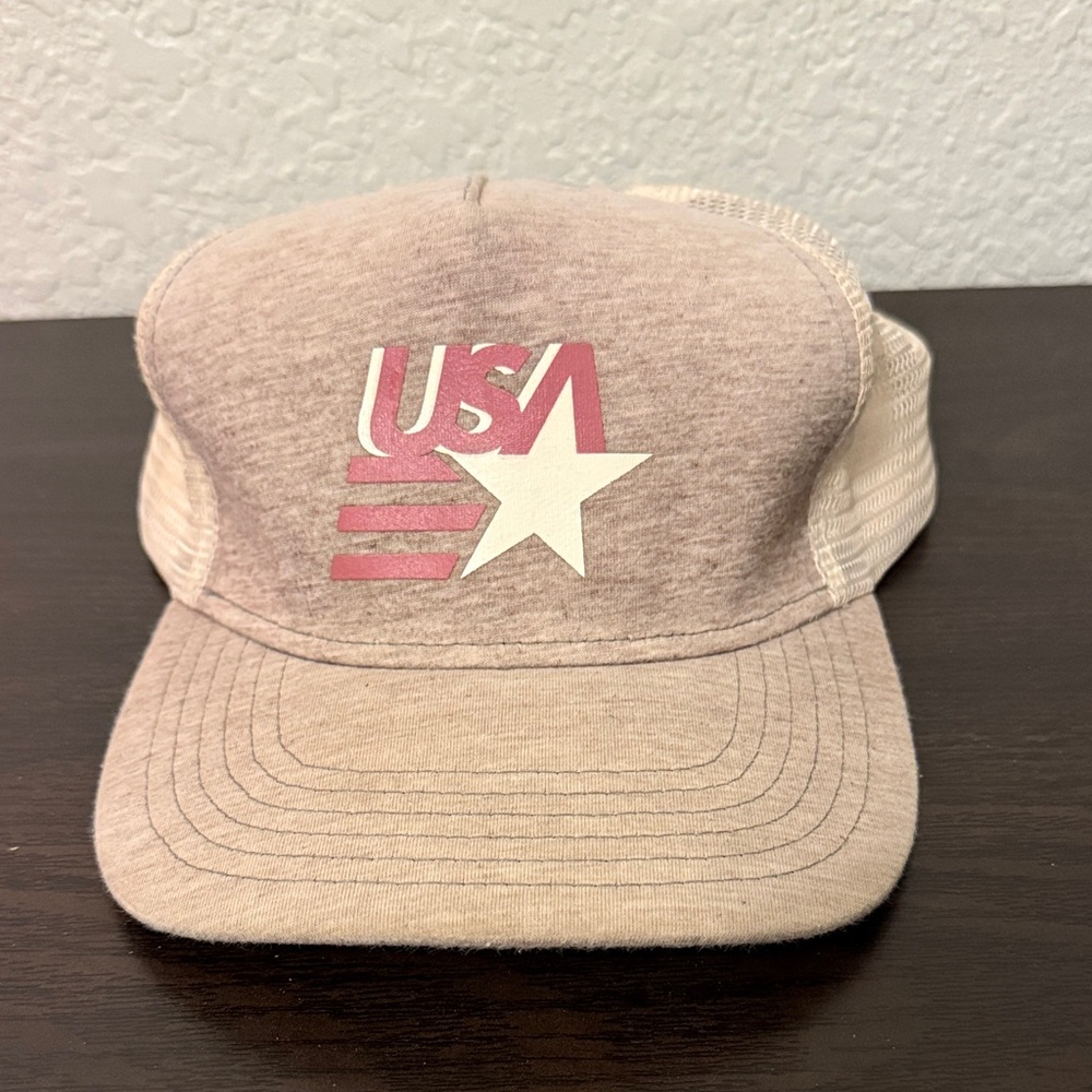 Vintage USA Star Trucker Hat